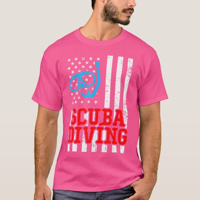 Scuba Diving Funny Diver T-Shirt (Vorderseite)
