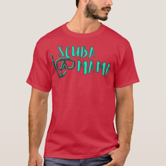 Scuba Diving Mama Mama Dive Mother Diver Gif T-Shirt