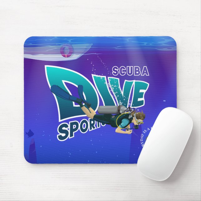 Scuba Diving | Mousepad (Mit Mouse)