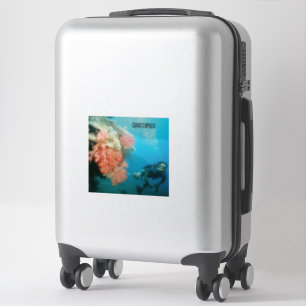 Scuba Diving Personalisiert Aufkleber