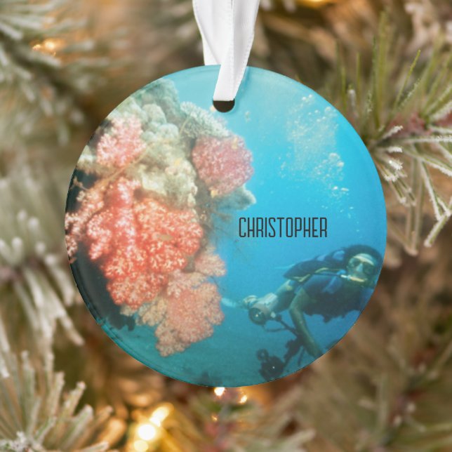 Scuba Diving Personalisiert Ornament (Baum)