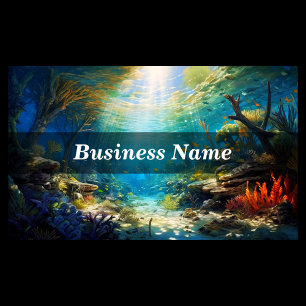Scuba Diving / Schnorcheln Business Card Visitenkarte