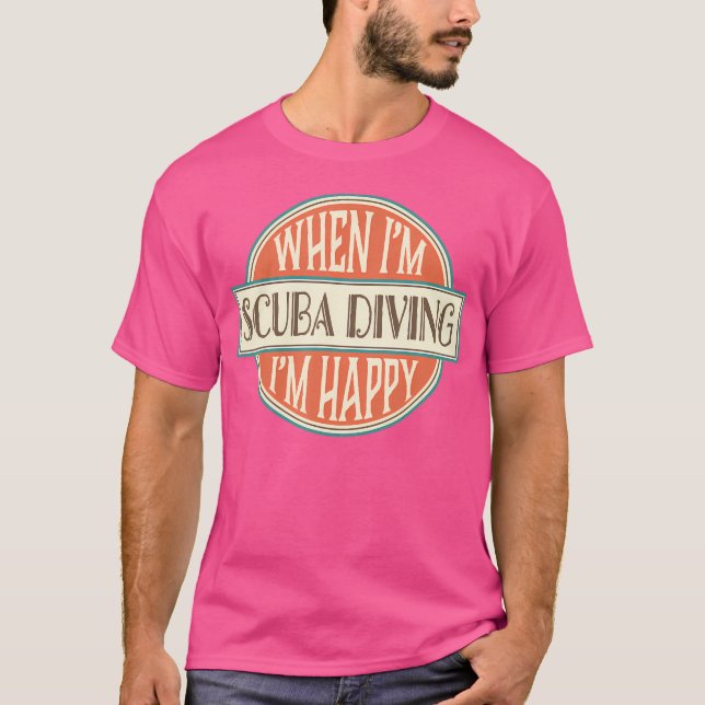 Scuba Diving Sports Hobby Diver T-Shirt (Vorderseite)