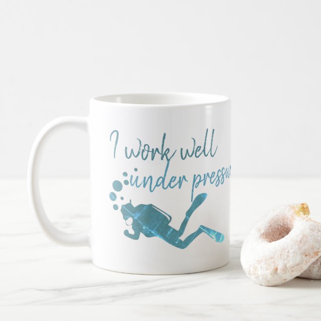 Scuba Diving Tasse (Mit Donut)