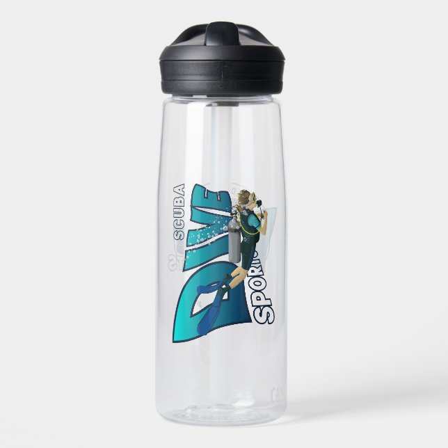 Scuba Diving | Trinkflasche (Vorne)
