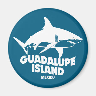 Scuba Diving with Sharks Guadalupe Island Magnet