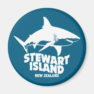 Scuba Diving with Sharks - Stewart Island Magnet