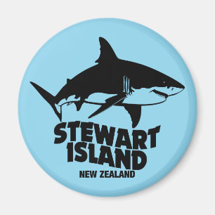 Scuba Diving with Sharks - Stewart Island Magnet