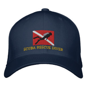 SCUBA Rescue Diver bestickte Cap Baseballkappe