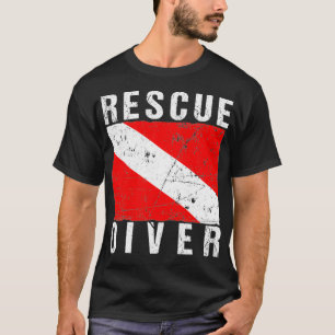 SCUBA Rescue Diver Flag T-Shirt