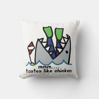 Scuba schmeckt Hühnerhai Kissen