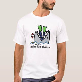 Scuba schmeckt Hühnerhai T-Shirt
