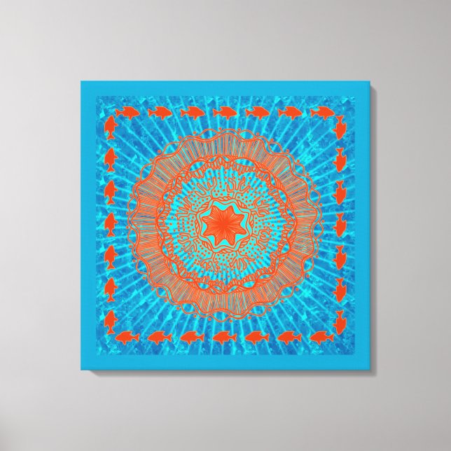 Scuba - Wrapped Canvas Leinwanddruck (Vorderseite)