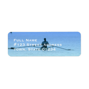 Sculling Postsendung-Aufkleber
