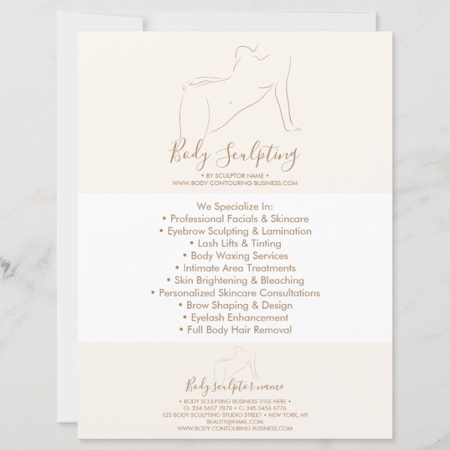 Sculpting Beauty Massage Körperkonturierungsbrosch (Vorderseite)