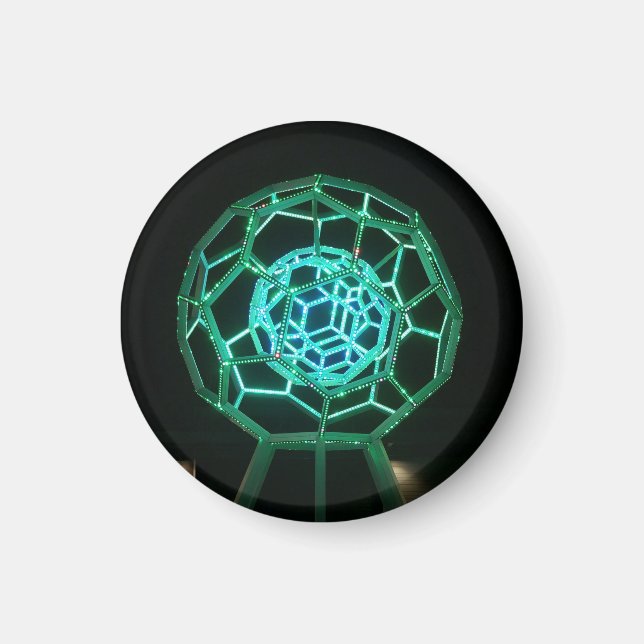 Sculpture Buckyball #3 Magnet (Devant)