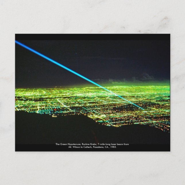 Sculpture laser par Rockne Krebs Carte postale (Devant)