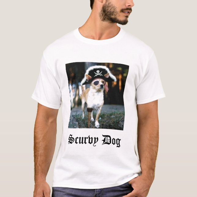 Scurvy Hund T-Shirt (Vorderseite)