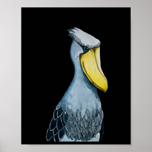 Scute Ss Niedlich Ssbill Bird - Illustration - Wat Poster