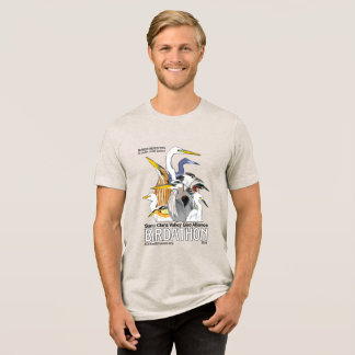 SCVBA Birdathon T-Shirt Herren Tri-Blend Shirt
