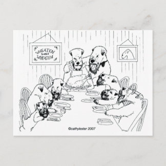 SCWT-Familie Postkarte