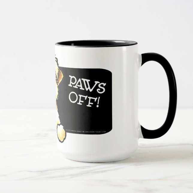 SCWT geschützt durch abgelegte Terrier Paws Tasse (Rechts)