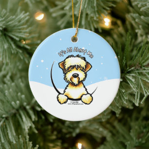 SCWT Wheaten Terrier alles rund um mich Weihnachte Keramik Ornament