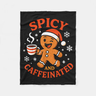 Scy Lebkuchen Koffeinhaltig Lustiger Kaffeeliebhab Fleecedecke