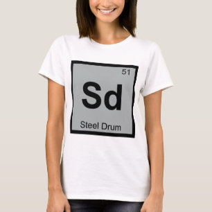 Sd - Steel Drum Musik Chemie Periodensystem T-Shirt