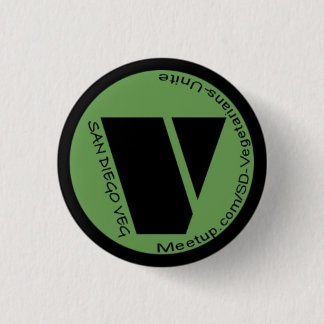 Sd-Vegetarier vereinigen! Knopf Button