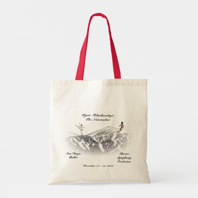 SDB/GSO Nutcracker 2024 Tote Bag Tragetasche (Rückseite)