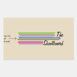 SDfsdf Rechteckiger Aufkleber