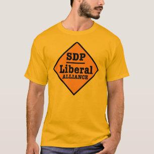 SDP liberales Alliance unterzeichnen T-Shirt