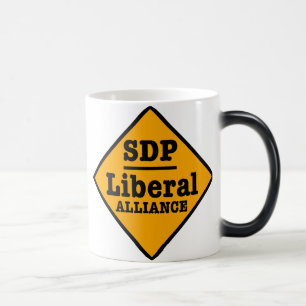 SDP liberales Alliance unterzeichnen Verwandlungstasse