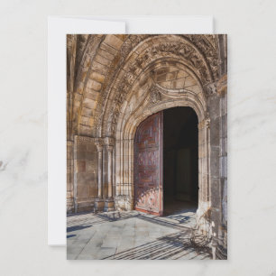 Se de Braga Domportal. Braga, Portugal. Dankeskarte