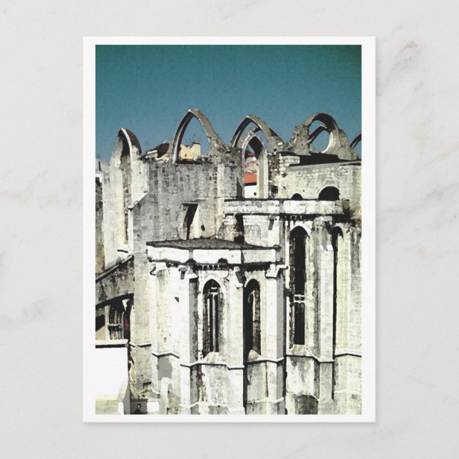 Sé - Lissabon Postkarte (Vorderseite)