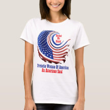 SE Patriotische Frau von Amerika Transparentes Des