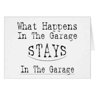 Se produit dans le garage