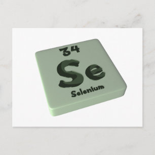 Se Selenium Postkarte