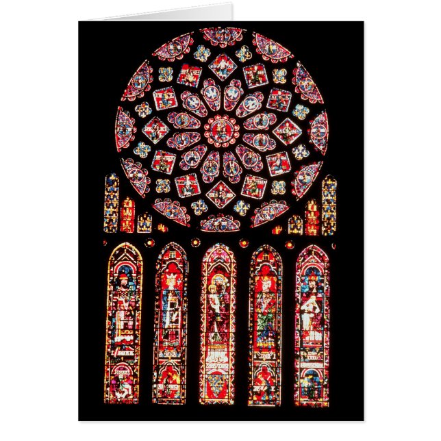 Se sont levées et les fenêtres en ogive du mur du (Devant)