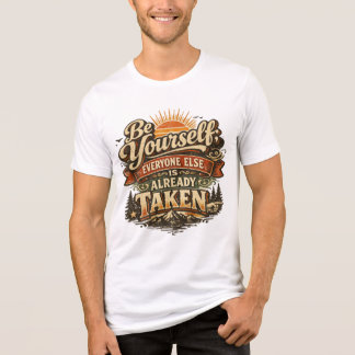 Sé tú mismo en estilo vintage Tri-Blend shirt
