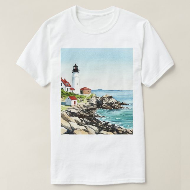 Sea and beach T-Shirt (Design vorne)