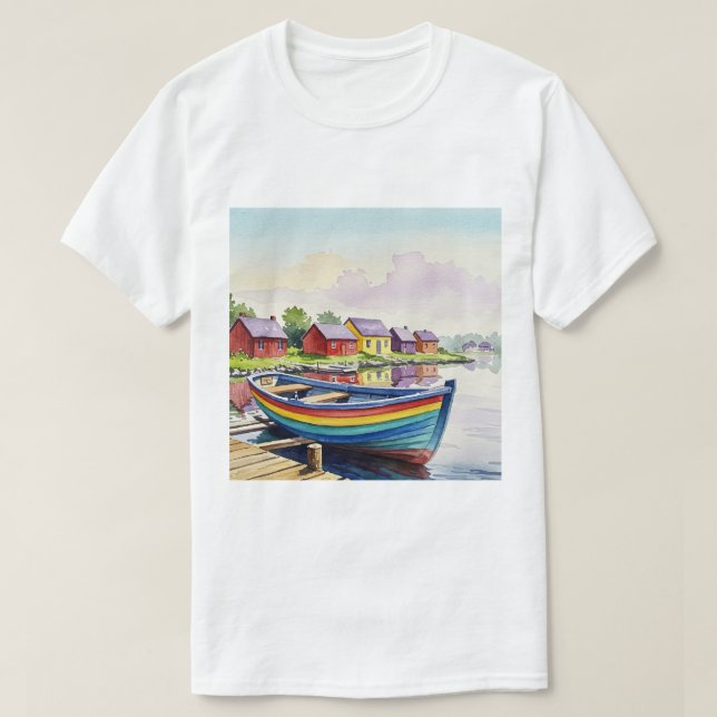 Sea and beach T-Shirt (Design vorne)