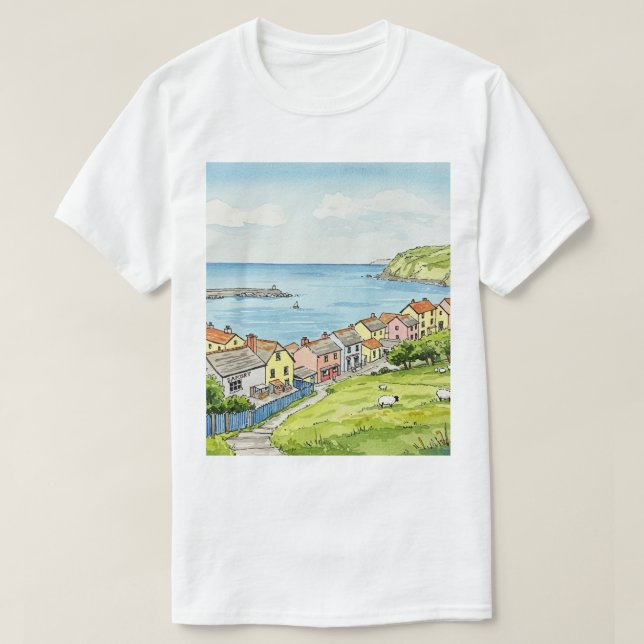 Sea and beach T-Shirt (Design vorne)