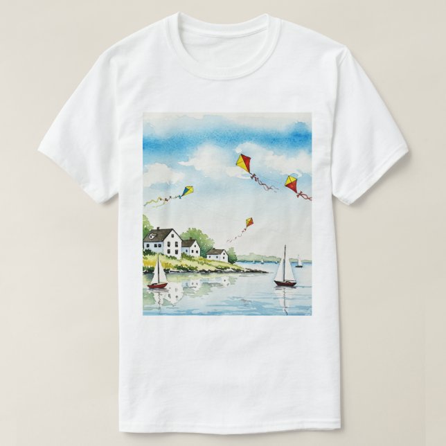Sea and beach T-Shirt (Design vorne)