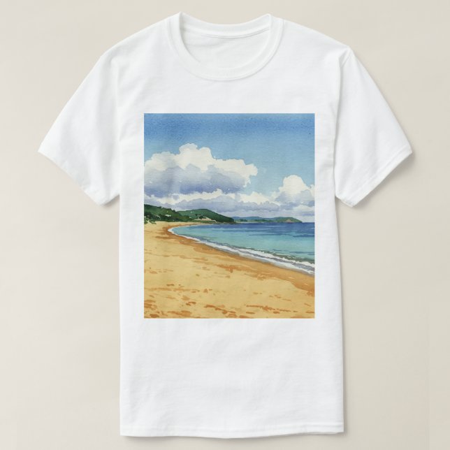 Sea and beach T-Shirt (Design vorne)