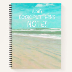 Sea and Sand Ocean Scene Notizbuch