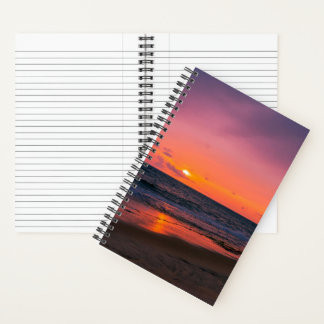 Sea and Sunset Notebook Notizbuch