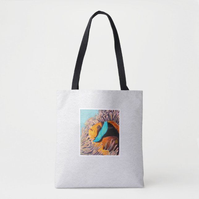 Sea Anemone Fish Tote Bag Tasche (Vorderseite)