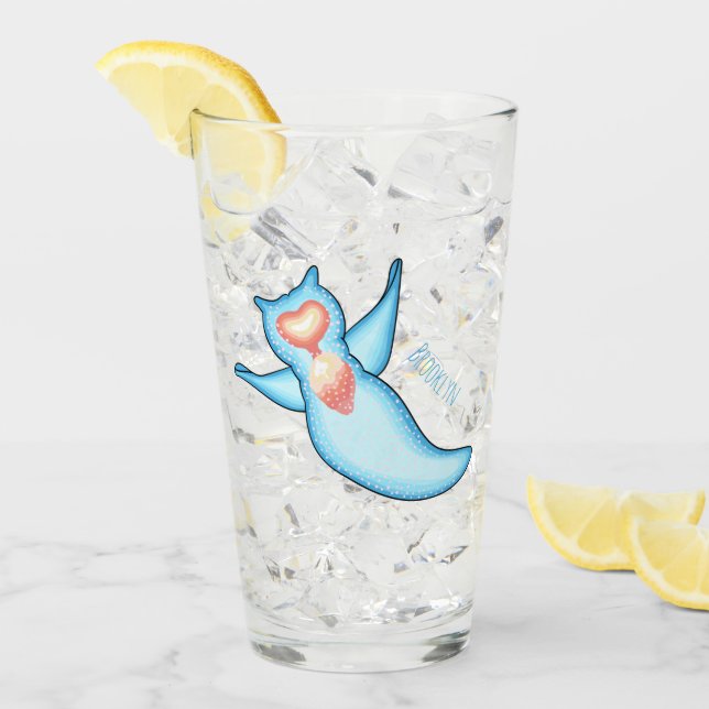 Sea angel cartoon illustriert glas (Vorderseite Ice)